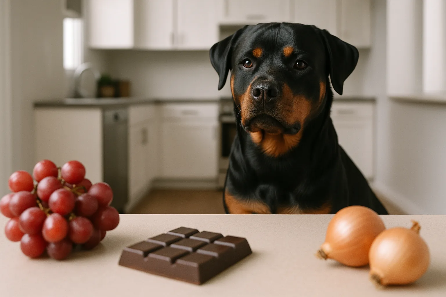 Alimentos tóxicos y prohibidos para el Rottweiler