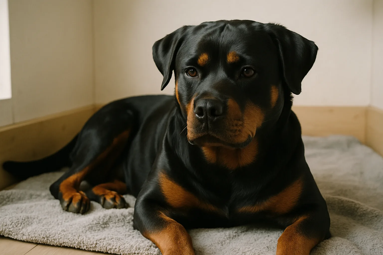 El celo de la Rottweiler: primer celo, ciclo y cuándo NO cruzarla