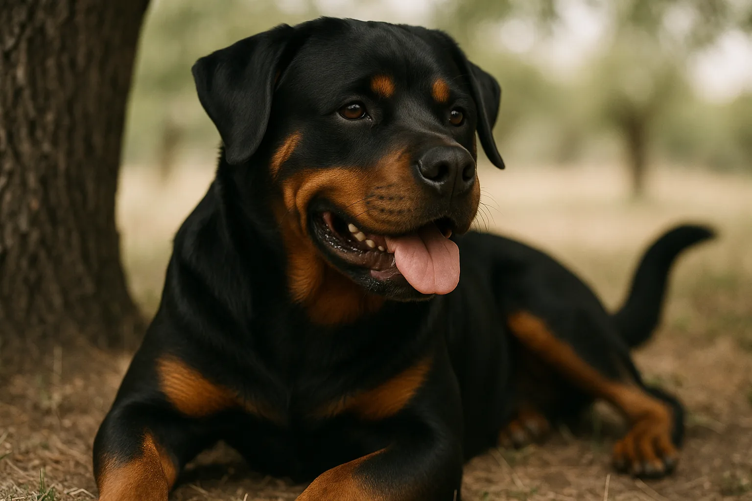 Golpe de calor en el Rottweiler: prevención y primeros auxilios