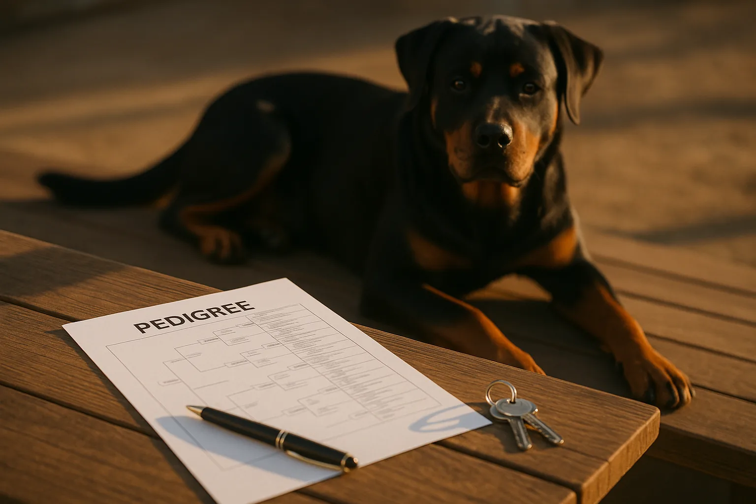 Precio de un Rottweiler: con pedigree vs sin pedigree