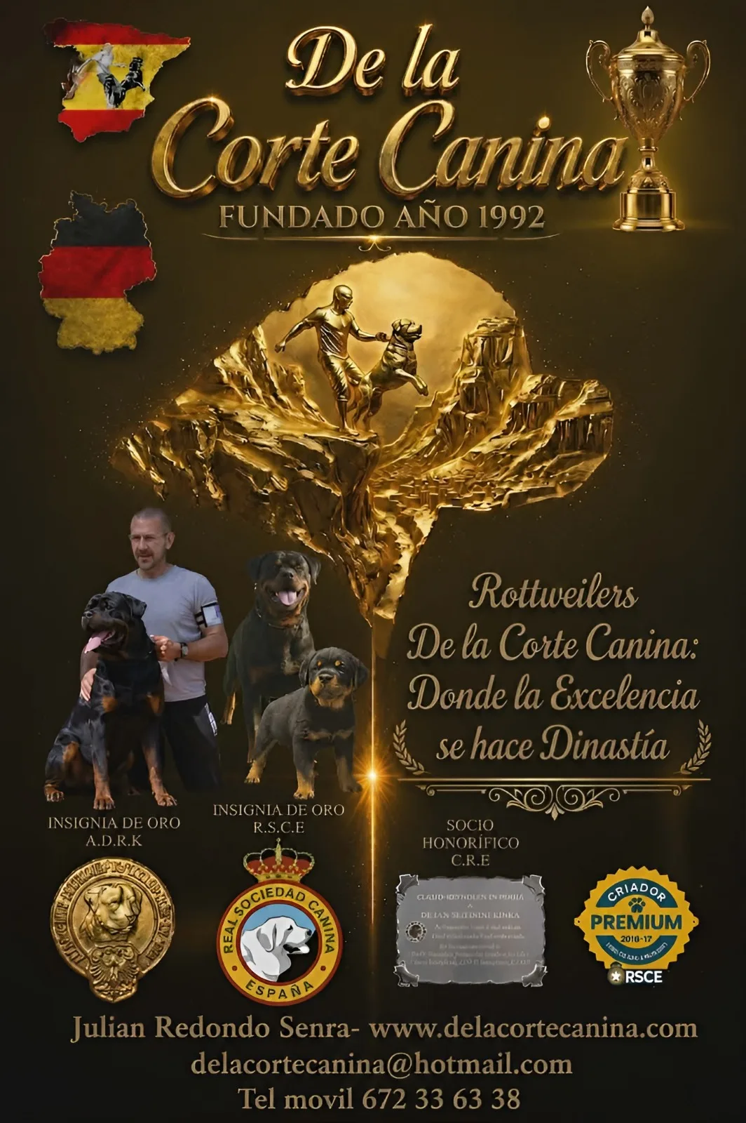 Criadero de Rottweiler De la Corte Canina, España