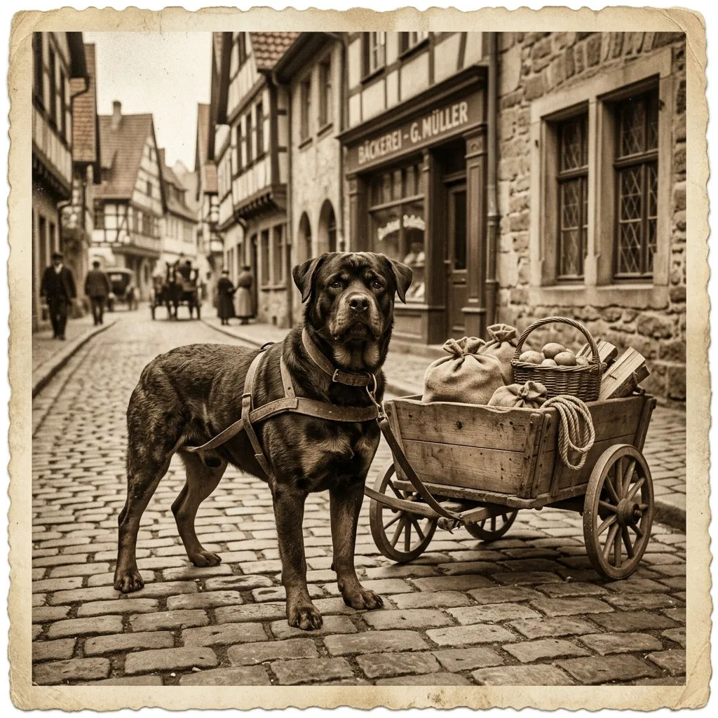 Estructura de la cadera de un Rottweiler.